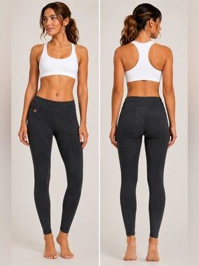 Aviator Nation Heather Gray Athletic leggings